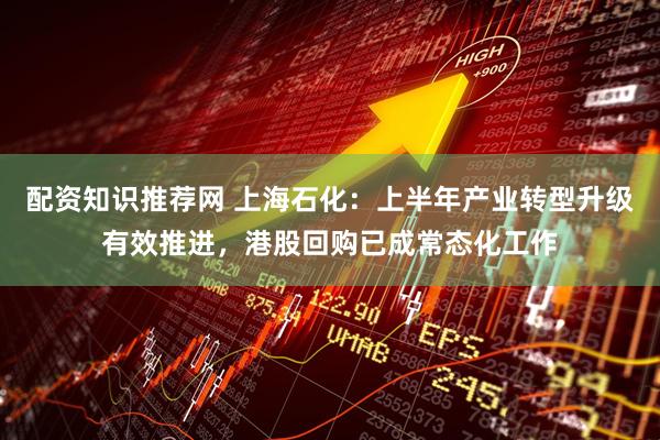 配资知识推荐网 上海石化：上半年产业转型升级有效推进，港股回购已成常态化工作